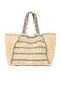 view 1 of 4 Tulay Tote Bag in Natural & Blue