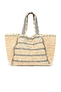view 2 of 4 Tulay Tote Bag in Natural & Blue