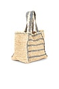 view 3 of 4 Tulay Tote Bag in Natural & Blue