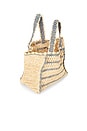 view 4 of 4 Tulay Tote Bag in Natural & Blue