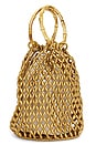 view 3 of 4 BOLSO HEBILLA RUMI in Gold