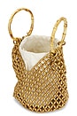 view 4 of 4 BOLSO HEBILLA RUMI in Gold