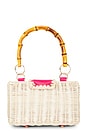 view 2 of 4 Mason Bamboo Clutch Bag in Pink