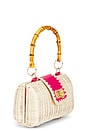 view 3 of 4 Mason Bamboo Clutch Bag in Pink