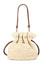view 3 of 5 Marcela Bag in Natural & Chocolate