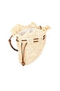 view 5 of 5 Marcela Bag in Natural & Chocolate
