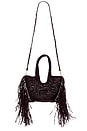 view 1 of 5 Hunter Mini Fringe Tote in Chocolate