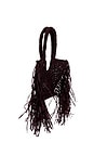 view 4 of 5 Hunter Mini Fringe Tote in Chocolate