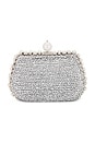 view 3 of 5 Amelie Metallic Clutch in Silver