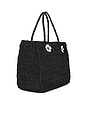 view 3 of 4 Daphne Large Tote in Black