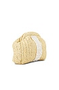 view 3 of 4 Mimosa Clutch in White & Natural