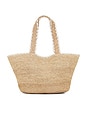 view 1 of 4 Odesa Tote in Natural & White