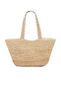 view 2 of 4 Odesa Tote in Natural & White