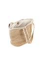 view 4 of 4 Odesa Tote in Natural & White