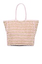 view 1 of 4 Torino Tote in Natural & Petal