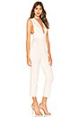 view 2 of 3 Gloria Deep V Jumpsuit in White