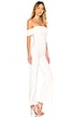 view 2 of 3 Aubrey Off Shoulder Jumpsuit in White
