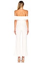 view 3 of 3 Aubrey Off Shoulder Jumpsuit in White