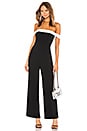 view 1 of 3 Camilla Color Block Jumpsuit in Black & White