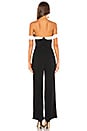 view 3 of 3 Camilla Color Block Jumpsuit in Black & White