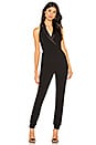 view 1 of 3 Melanie Halter Tuxedo Jumpsuit in Black