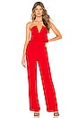 view 1 of 3 Hara Strapless Jumpsuit in Red