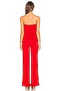 view 3 of 3 Hara Strapless Jumpsuit in Red
