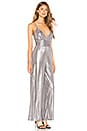 view 2 of 3 Dalia Jumpsuit in Silver