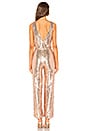 view 3 of 4 Brandy Wide Leg Jumpsuit in Rose Gold