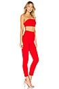 view 2 of 3 Remy Bandeau Pant Set in Red