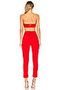view 3 of 3 Remy Bandeau Pant Set in Red