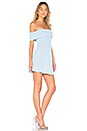 view 2 of 3 Aubrey Off Shoulder Dress in Light Blue