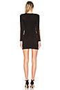 view 4 of 4 VESTIDO AJUSTADO ATADO ANDY in Black