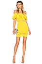 view 1 of 3 Emilie Tiered Knit Dress in Yellow