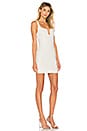 view 2 of 3 МИНИ ПЛАТЬЕ С КВАДРАТНЫМ ВЫРЕЗОМ CICI in Ivory
