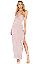 view 1 of 3 Kamari Satin Maxi in Mauve
