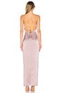 view 3 of 3 Kamari Satin Maxi in Mauve