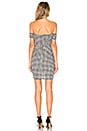 view 3 of 3 Roselyn Gingham Off Shoulder Dress in Black & White