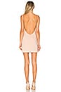 view 3 of 3 Petra Backless Mini Dress in Blush