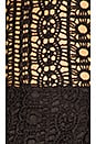 view 4 of 4 Del Crochet Keyhole Dress in Black