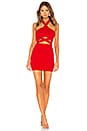 view 1 of 3 Kimber Cut Out Bodycon in Red