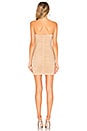 view 3 of 3 Ivanna Ruched Sheer Strapless Dress in Nude