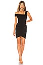 view 1 of 3 Fallon Asymmetrical Mini Dress in Black