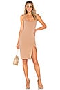 view 1 of 3 Sina Bodycon Midi Dress in Nude
