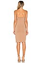 view 3 of 3 Sina Bodycon Midi Dress in Nude