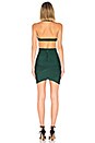 view 3 of 3 Ansie Halter Cut Out Dress in Forrest Green