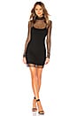 view 1 of 3 Kacey Fishnet Dress in Black
