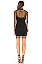 view 3 of 3 Kacey Fishnet Dress in Black