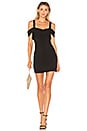 view 1 of 3 Evie Cold Shoulder Mini Dress in Black