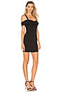 view 2 of 3 Evie Cold Shoulder Mini Dress in Black